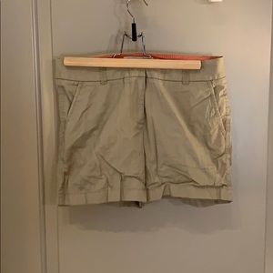 J. Crew Chino Broken-In khaki shorts